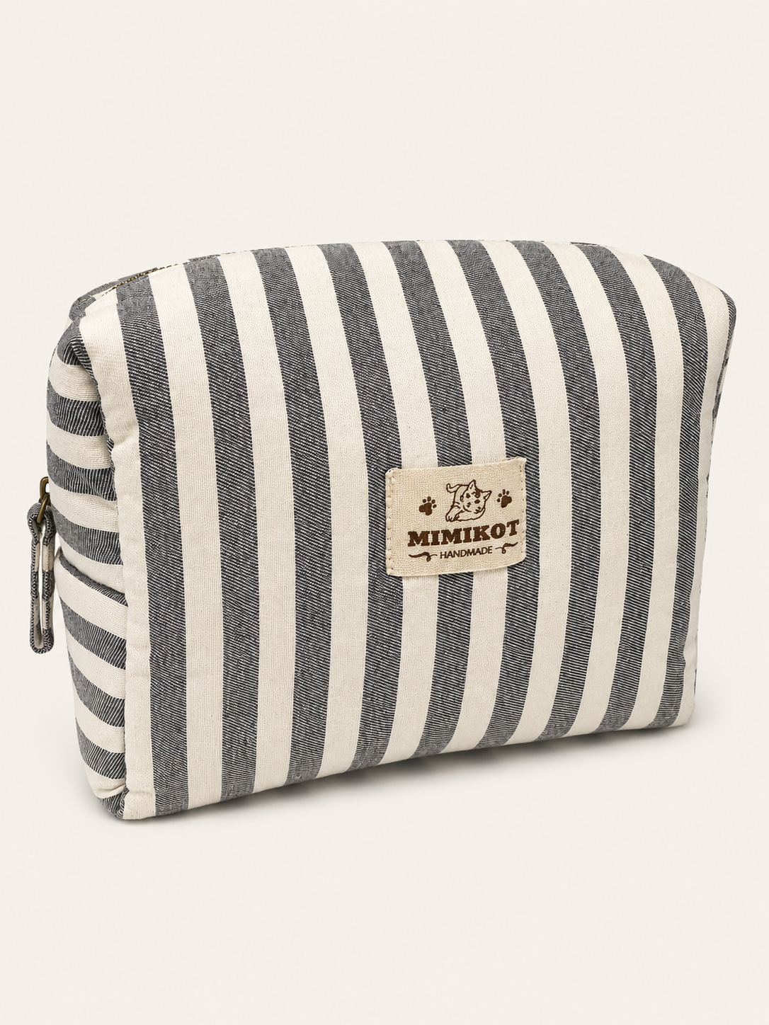 neceser rayas gris