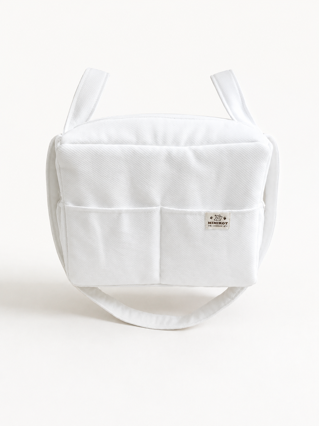 Bolso Tote pique blanco