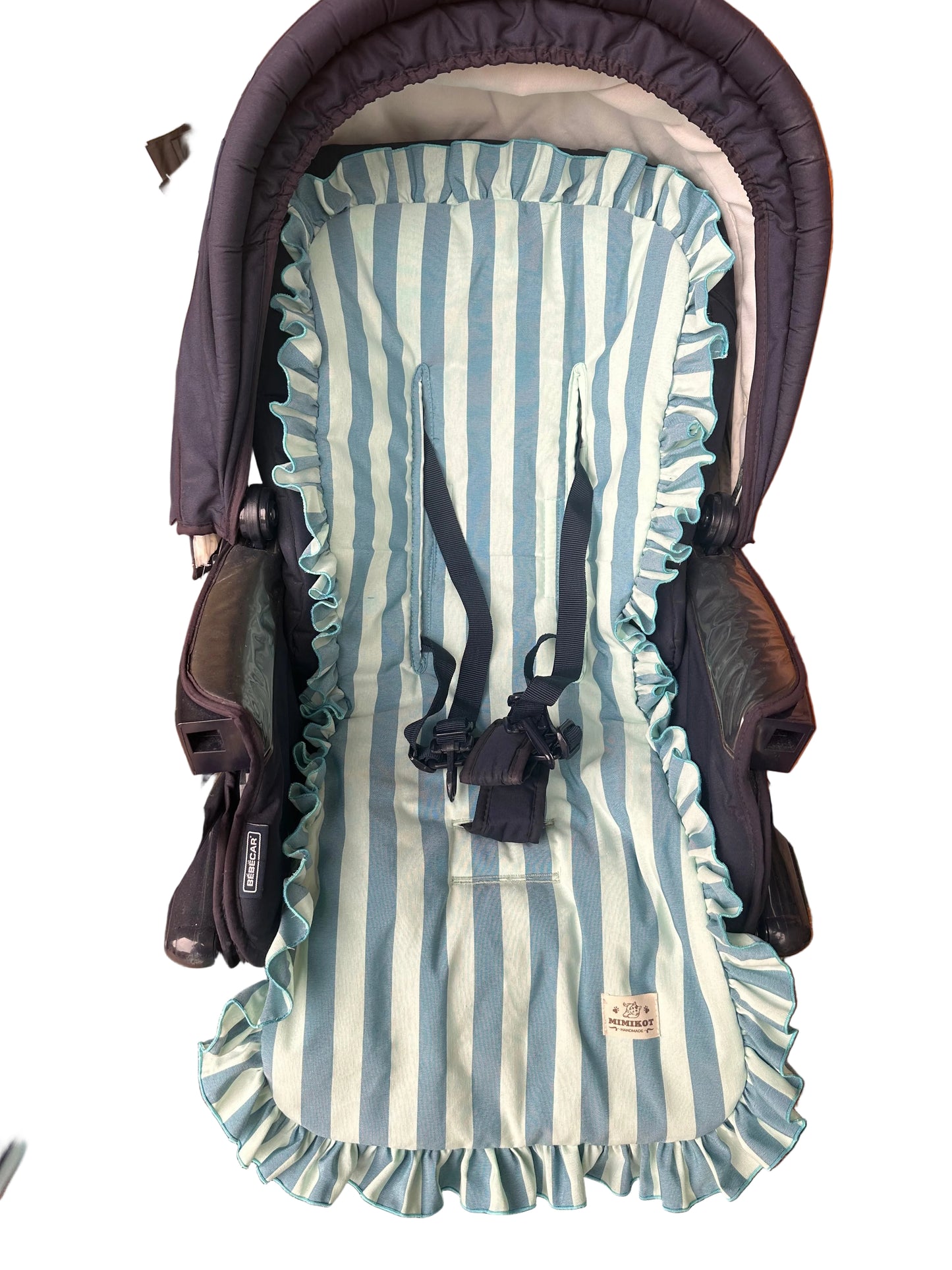 Pack bolso y colchoneta rayas (