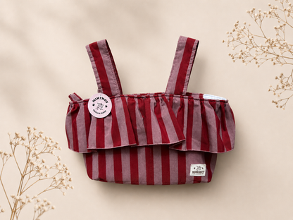 Bolso mini rayas Red