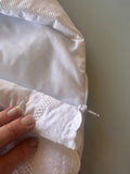 Saco capazo con relleno extraible pique blanco