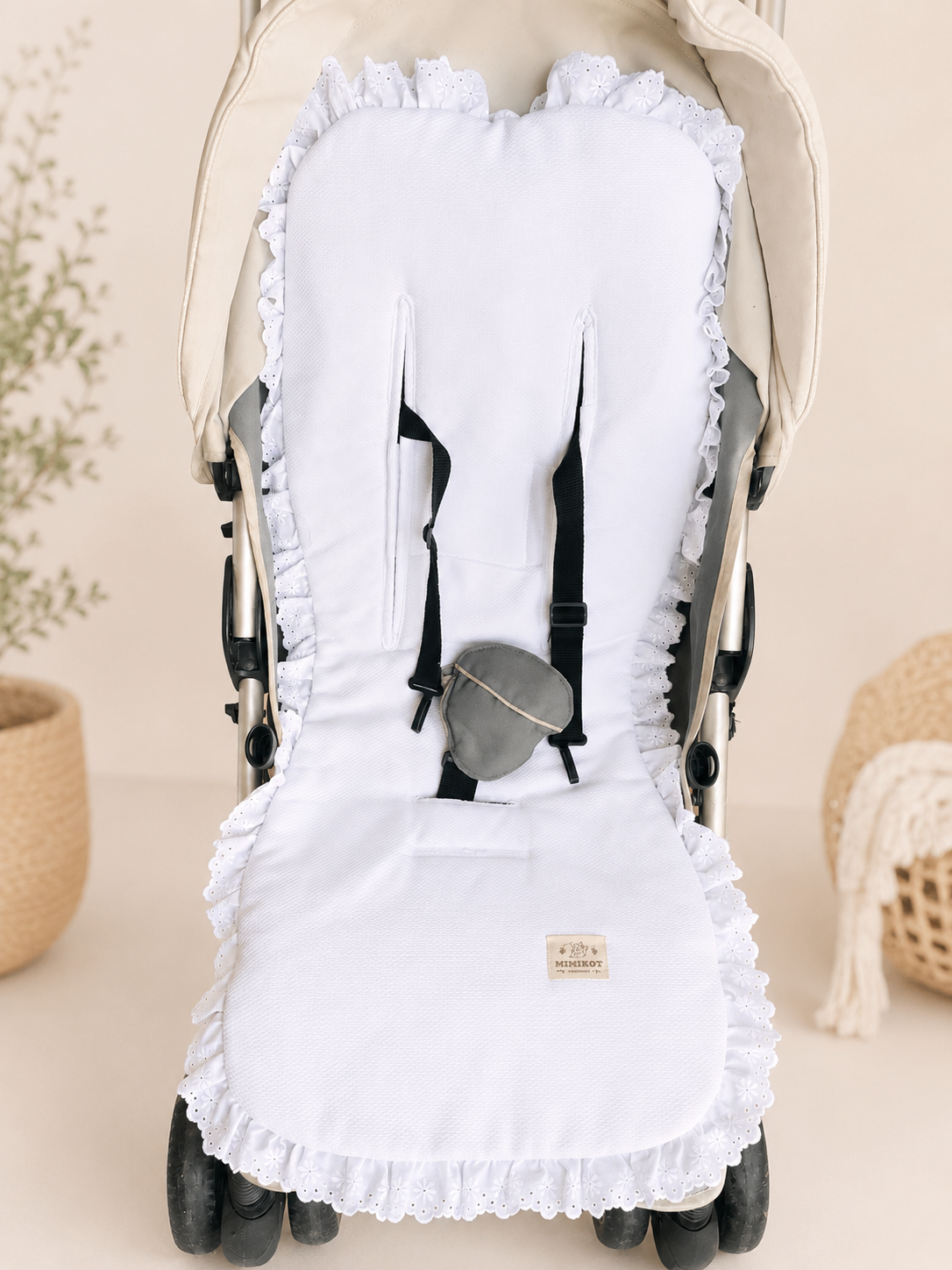 Colchoneta ligera pique blanco