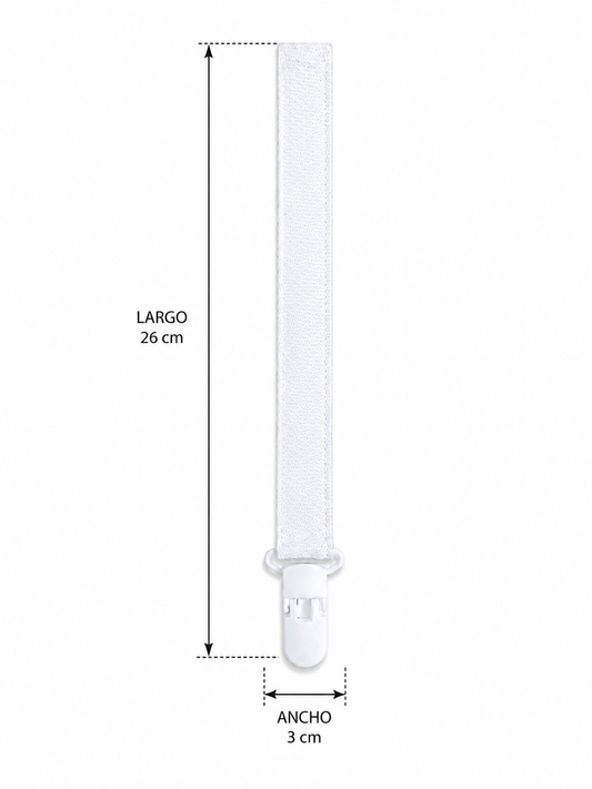 Chupetero de pique blanco