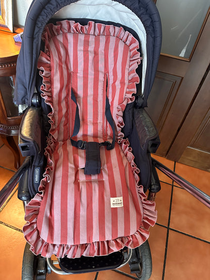 Pack colchoneta y boldo mini Rayas Red