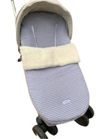 Saco silla entretiempo vichy gris Classic