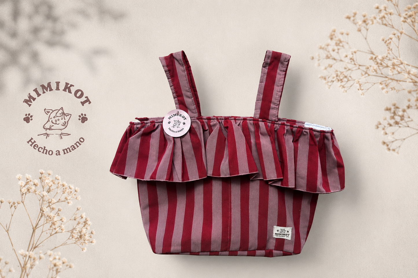 Bolso Maxi rayas Red