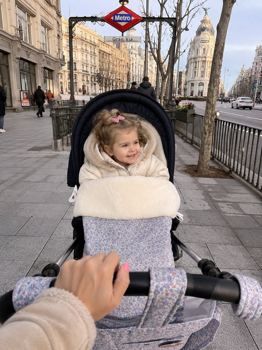 Pack saco silla de invierno y bolso Maxi Camila