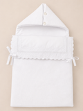 Saco capazo con relleno extraible pique blanco
