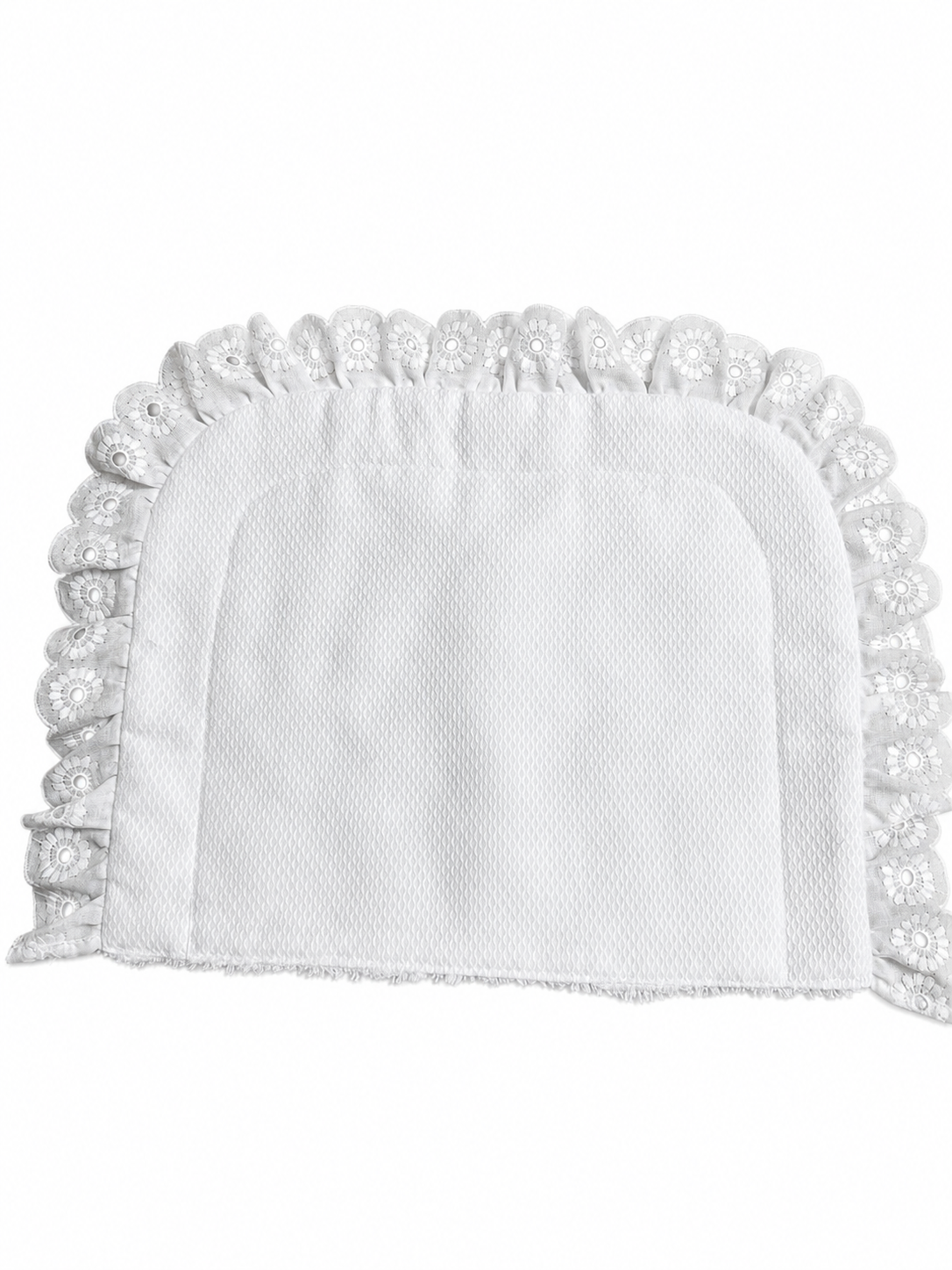 Salvababas pique blanco