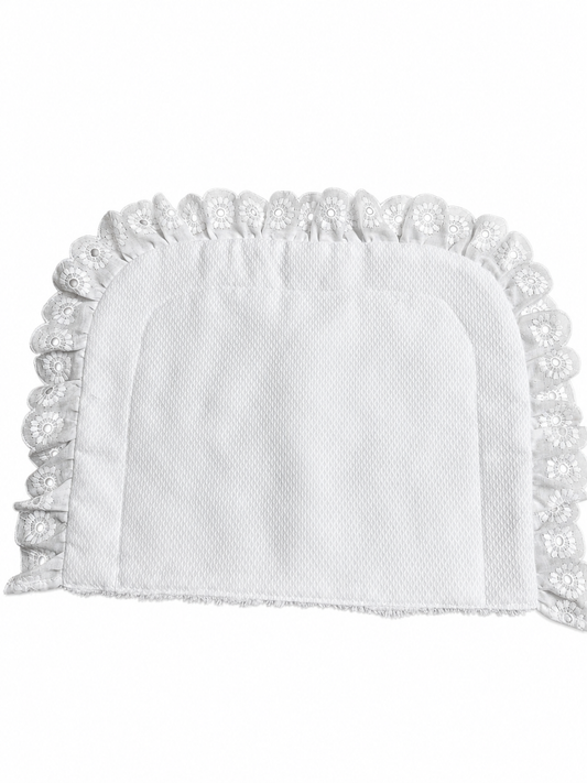 Salvababas pique blanco