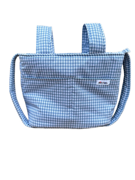 Bolso Max vichy celeste