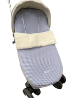 Saco silla invierno vichy gris Classic