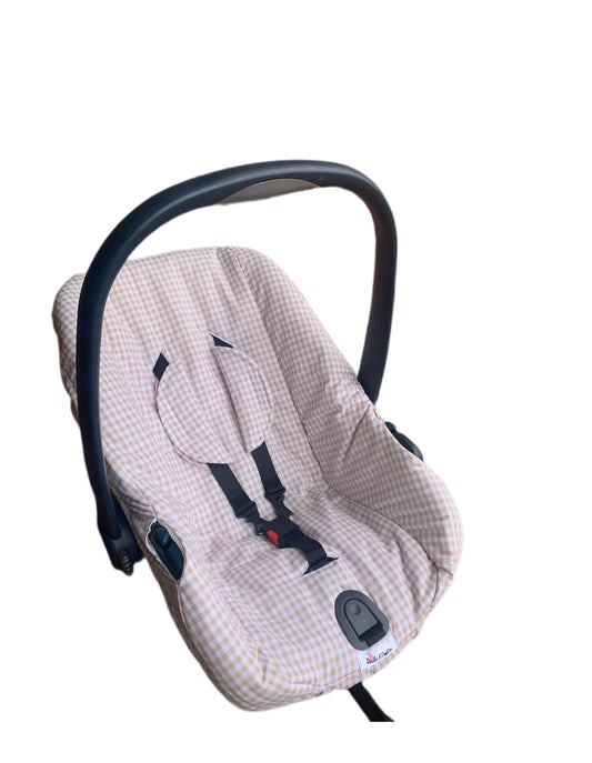 Funda Maxi Cosi vichy beige (