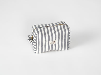 neceser rayas gris
