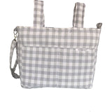 bolso carro max en vichy gris max