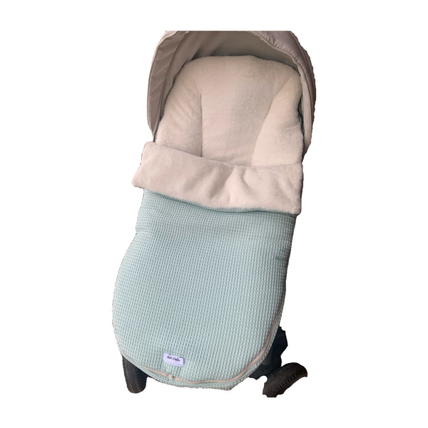 Saco silla polar waffle verde mint